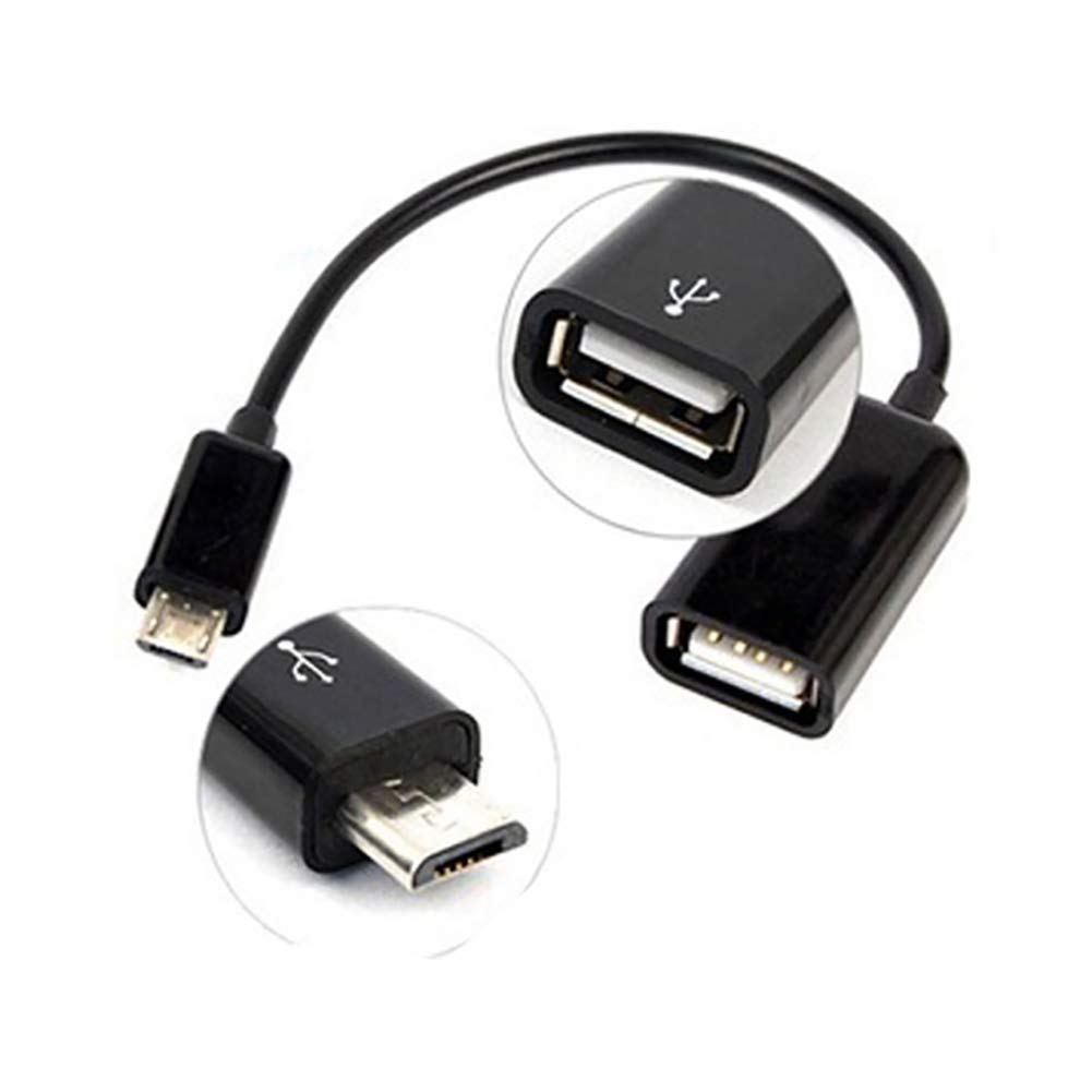 Cavo Adattatore Micro USB OTG (On-The-Go) Maschio A USB Femmina - 15 Cm - Per HTC One, Tablet E Smartphone Con Supporto OTG - 2