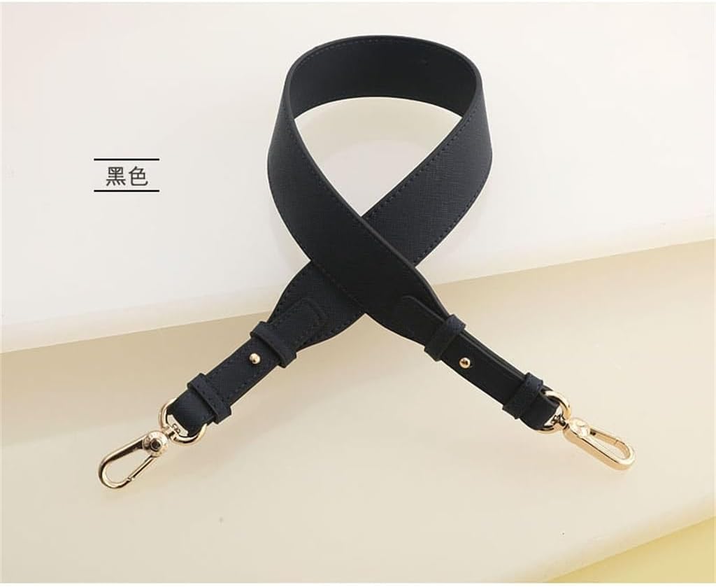 Black Cross Grain Bag Strap Shoulder Handheld Single Wide Adjustable Accessories image 2