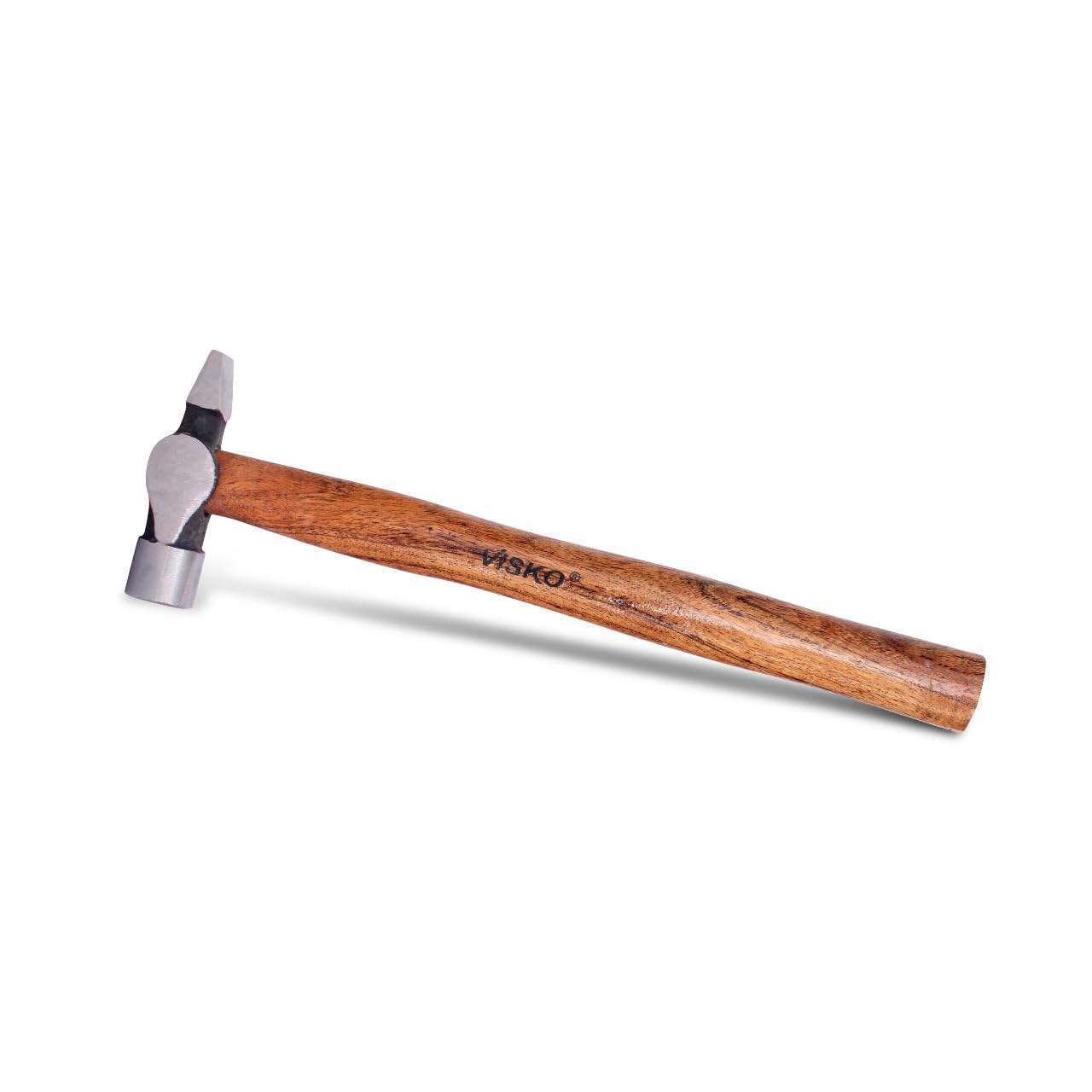 VISKO 719 300 Gms. Cross Pein Hammer | Wooden Handle | Heat Treatment Drop-Forged Hammerhead for Pulling nails | Demolition work | Splitting Wood | Brown |