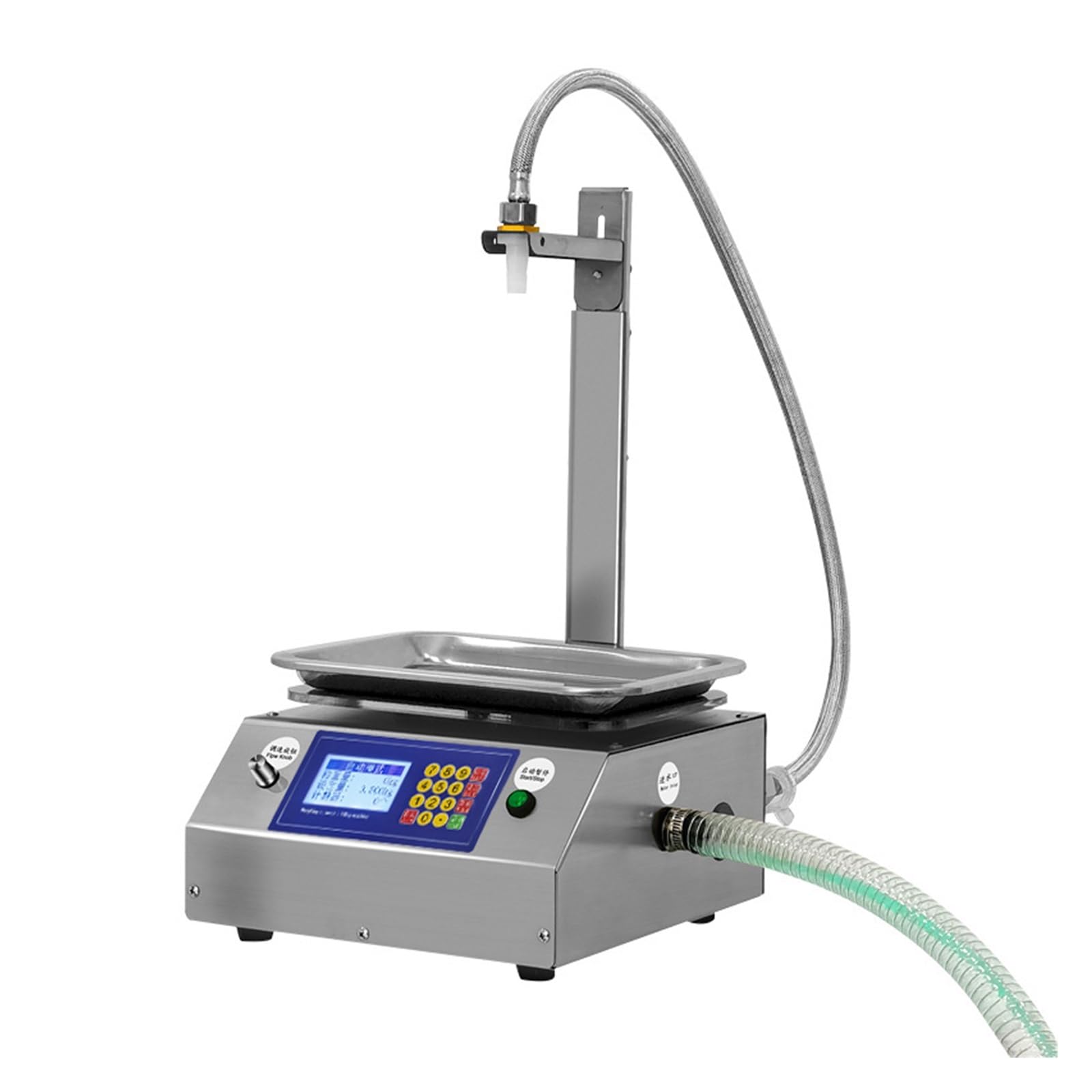 CUDTAPI - Digital Control Liquid Filling Machine Alcohol Drink Beverage Perfume Juice Milk Small Bottle Filler Large Flow Liquid Paste Filling Machine