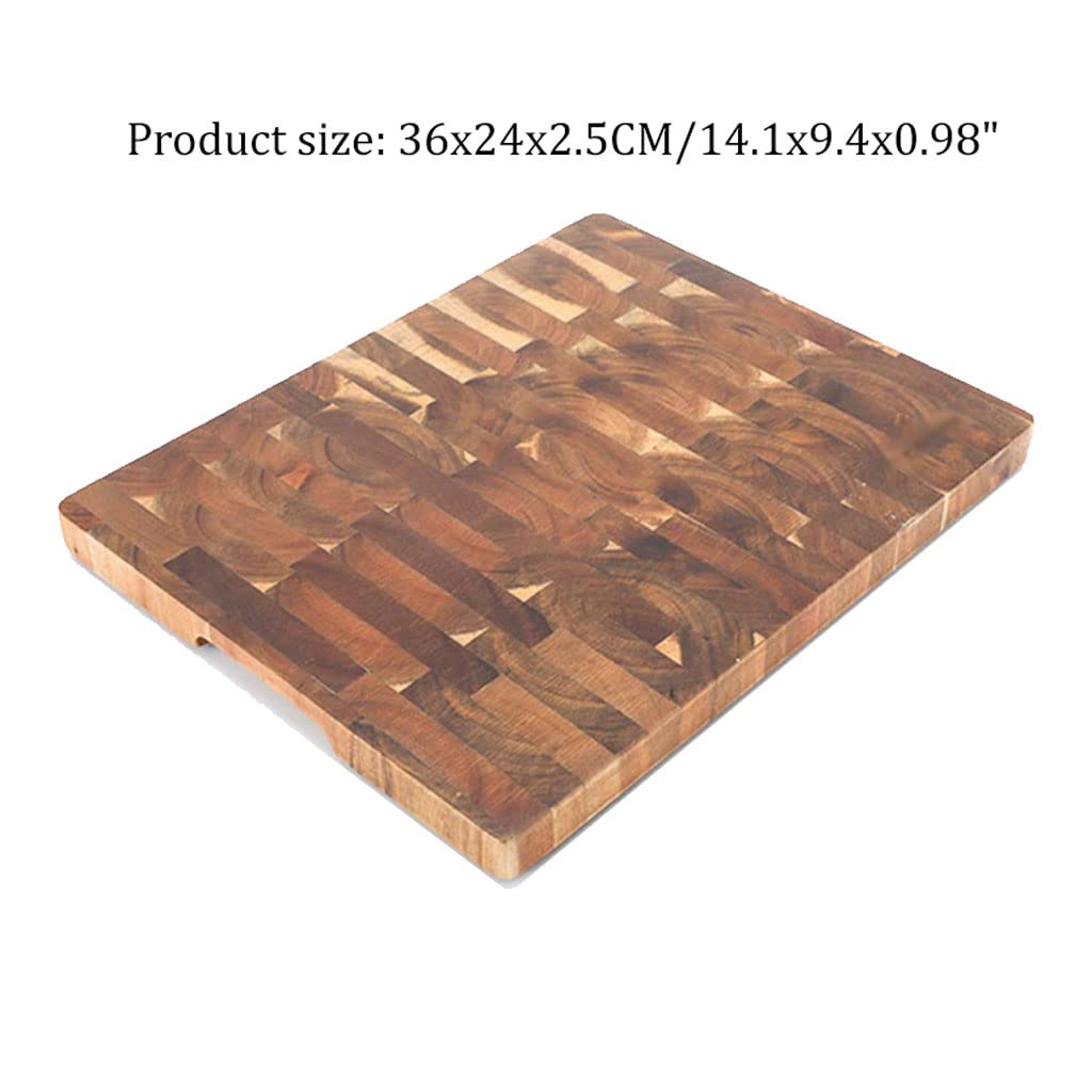 Tabla de Cortar Cocina,Tabla de cortar de madera profesional para cortar carne, cosas sólidas grandes para el hogar para la cocina