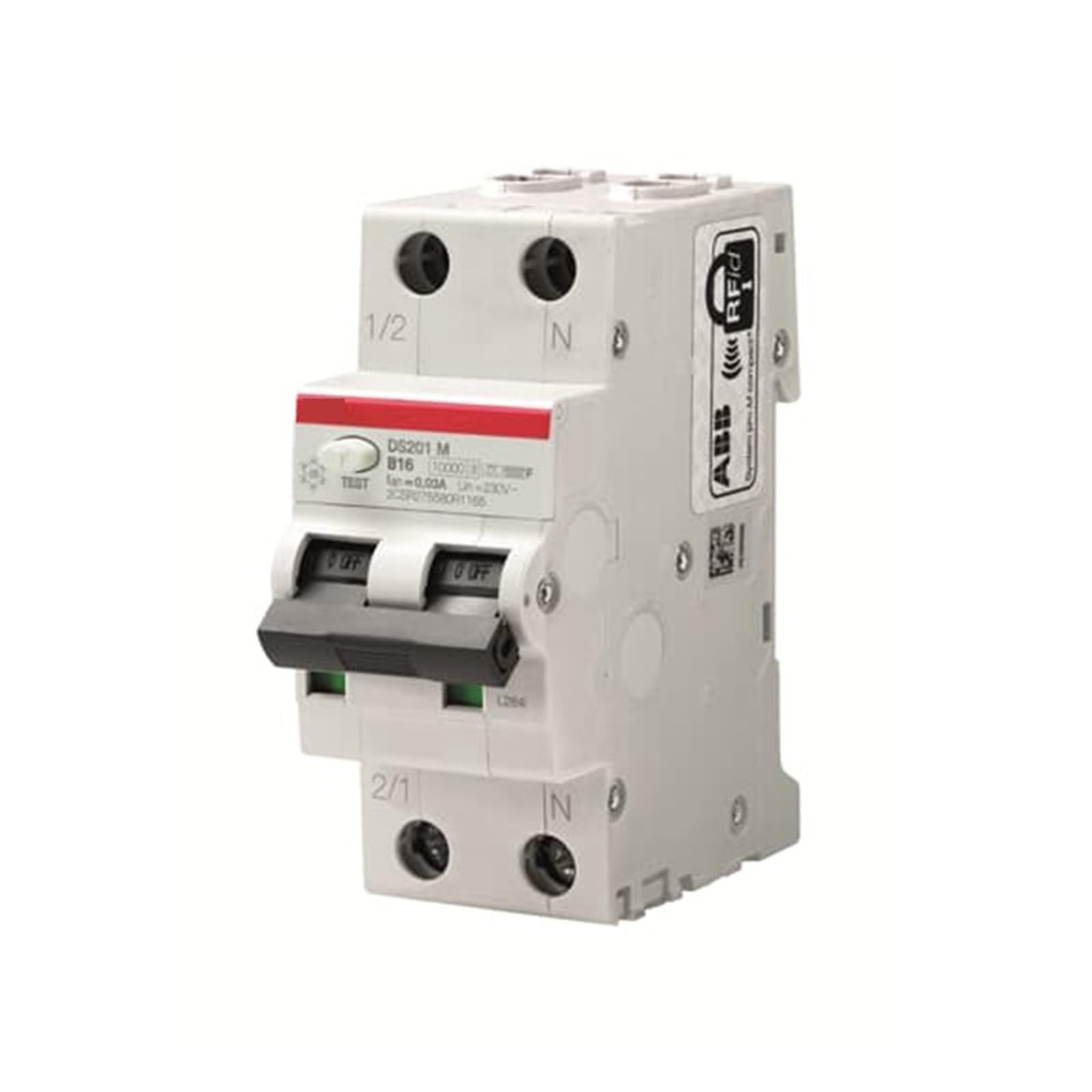 Disjoncteur différentiel DS201M C16 APR100 pour tableau électrique - 2