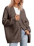 AUTOMET Womens Cashmere Fall Cardigan 2023 Open Front Oversized Button Lightweight Winter Sweaters V Neck Loose Cardigans Knit Outwear