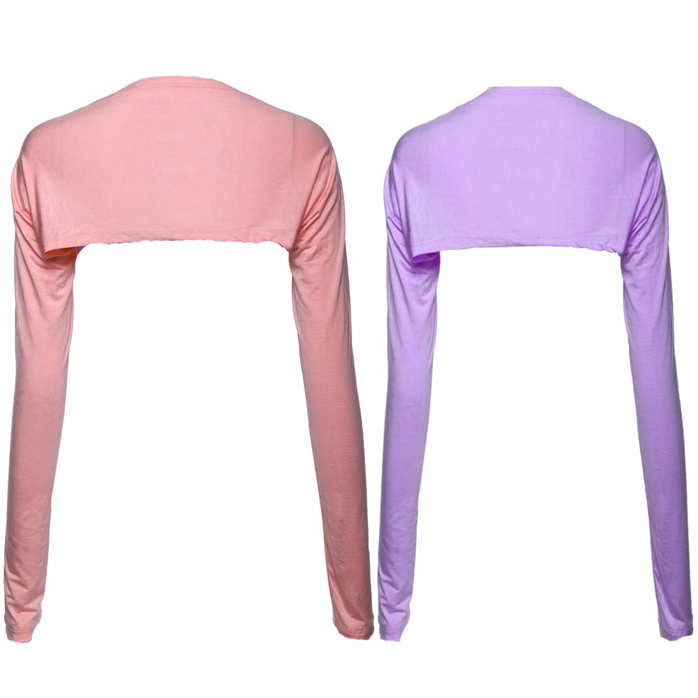 2Pcs Women Anti-UV Cooling Shawl UV Protection Arm Sleeves Sun Protector for Golfing Riding Running