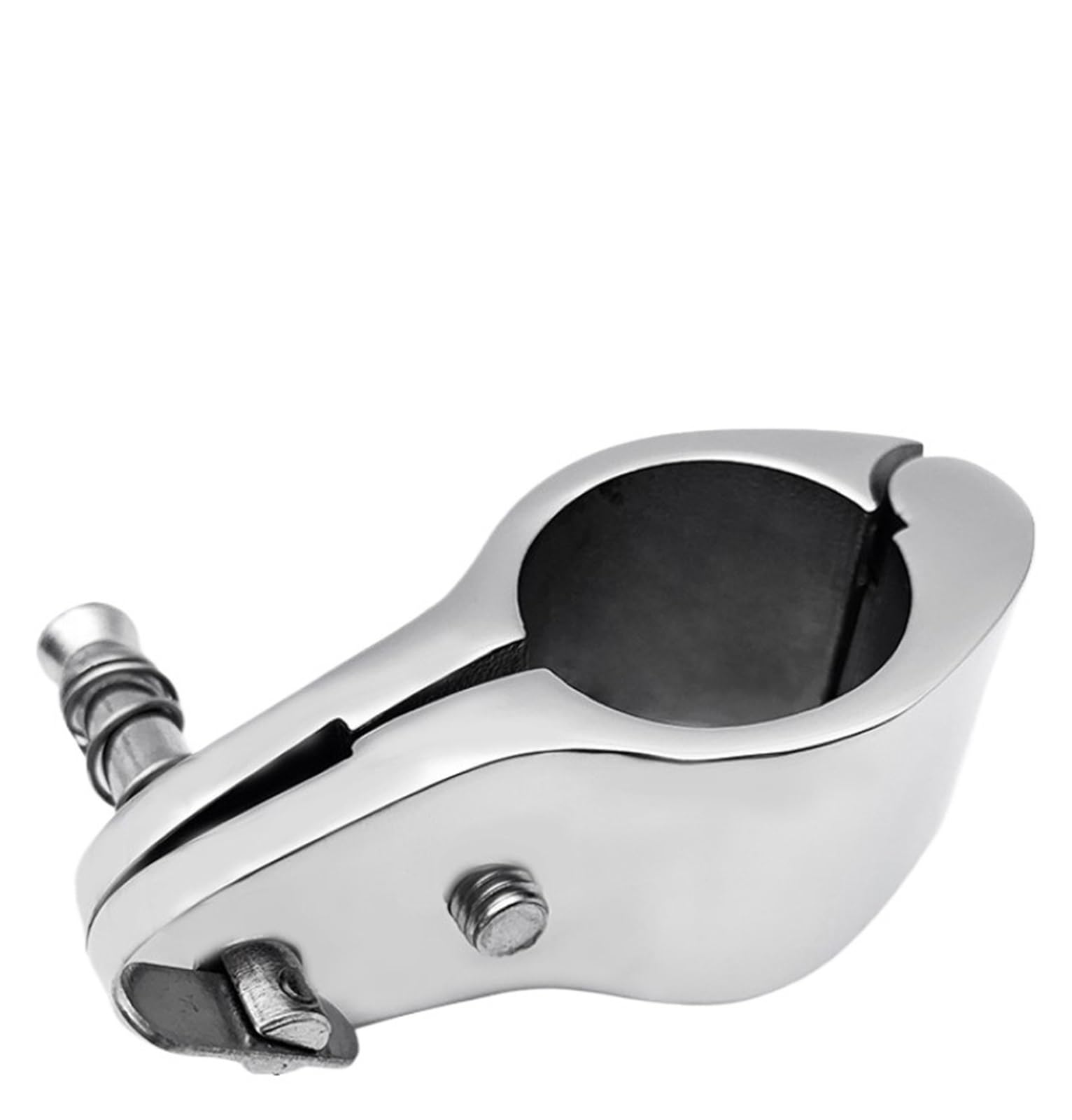 Stainless Steel 316 Boat Bimini Top Hinged Jaw Slide Clamp Fitting with Pin 22MM 25MM 30MM 32MM Hardware Yacht Tube Rail