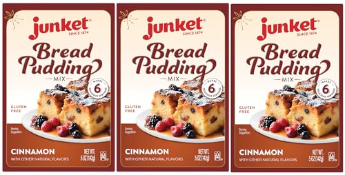 Junket Cinnamon Bread Pudding Mix, 5 oz, Makes 6 Servings