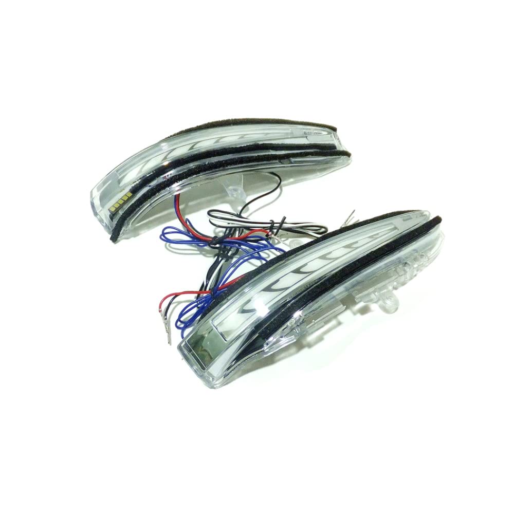 Luci a LED a specchio retrovisore per Alphard Vellfire 30 2016+ RAV4 5th 2019+ Sienna 4th 2020+, Luce di marcia diurna bianca DRL Streamer Segnali di direzione gialli Luci a terra