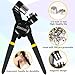 Heavy Duty Grommet Tool Kit with 1/2 Inch Die and 300 Sets of 12MM Grommets,Handheld Manual Eyelet Tool Rivet Press Punch Pliers for Leather Canvas Fabric