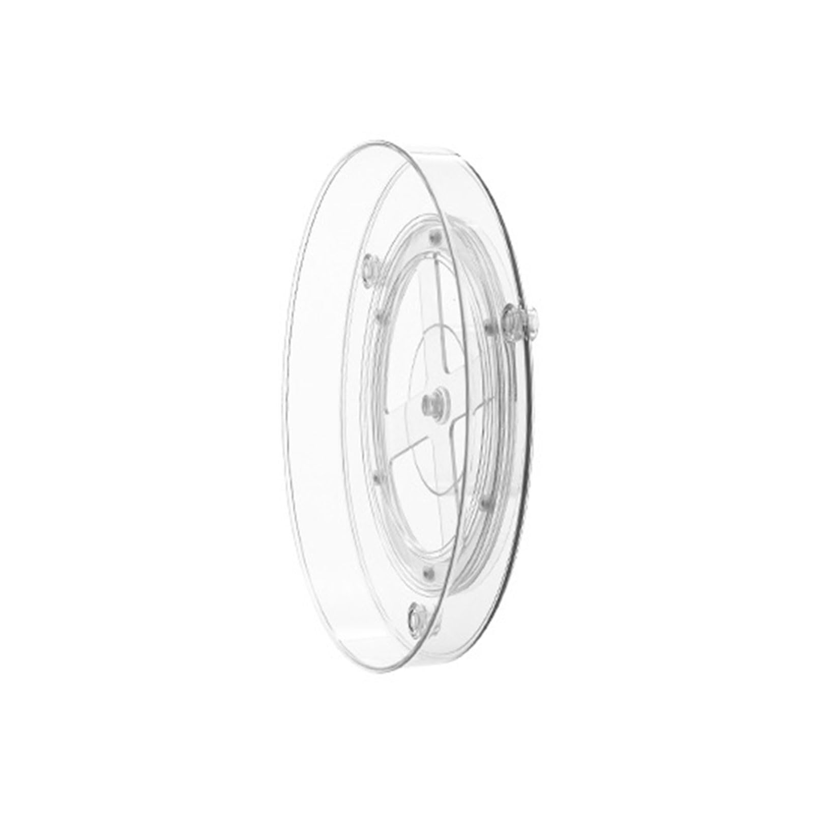 Nucelit Efficient Spices and Makeup Storage Tray Clear Rotating Organizers for Kitchen and Bathroom Storage Solution Rotating Spices Rack