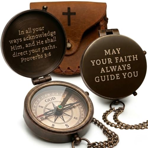 Engraved Scripture Compass