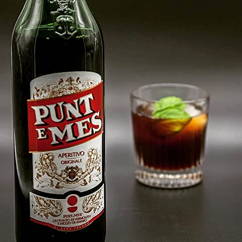 Fernet Punt E Mes Vermouth 16% (1 x 0,75l) | Süßlicher Wermut veredelt mit Bitterlikör | Der Aperitif-Klassiker Italiens