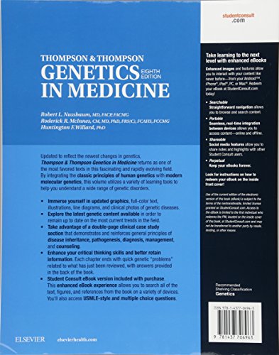 Thompson & Thompson Genetics in Medicine (Thompson and Thompson Genetics in Medicine) - Image 2