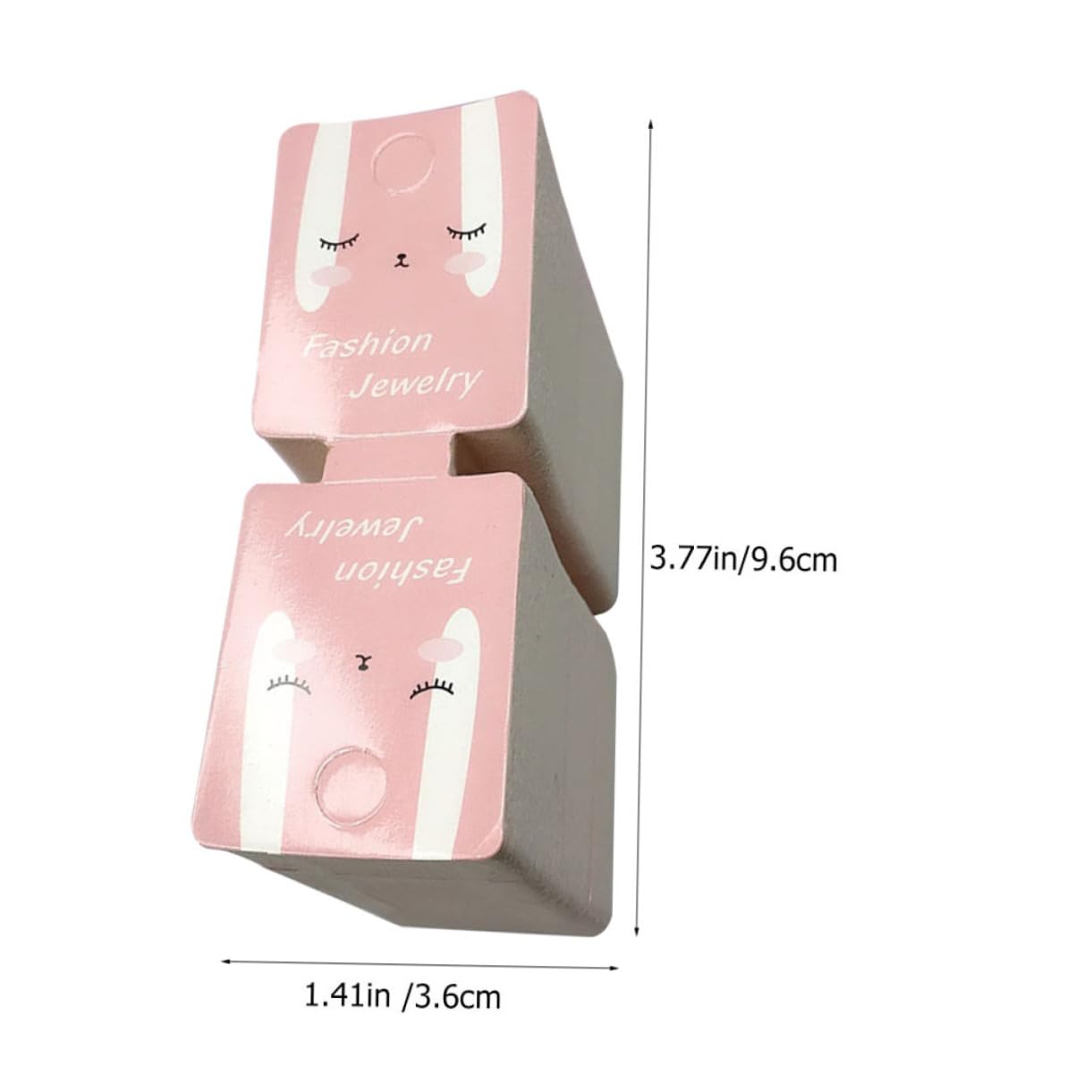 HOMSFOU 100Sheets Hair Tie Display Cards Jewelry Packaging Holders for Necklaces Bracelets Hair Rings for Organizing Accessories DIY Projects present for Women