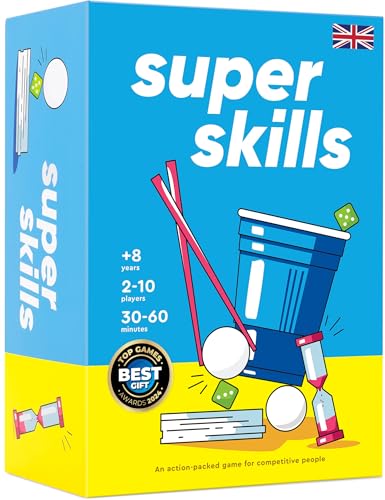 Super Skills - Action Game for Competitive People - Beat Your Friends at 120 Challenges - Fun Group Activity for Family Night or Party with Kids, Teen