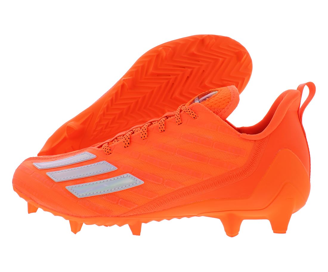 Adidas Adizero Cleats Mens Shoes Size 13.5, Color: Team Solar Orange/Silver Metallic/Core Black