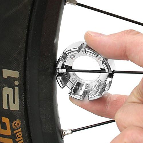 Ownsig 8 Way Spoke Nipple Key Wheel Rim Wrench Spanner Repair Tool Sporting Goods for Bicycle Bike