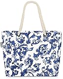 Maße: 58cm x 38cm x 16cm, Henkel: 70cm, Volumen: ca. 23 Liter