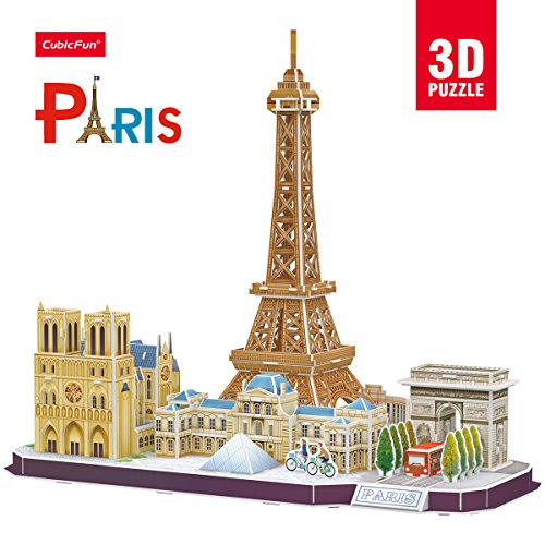 Preisvergleich Produktbild Cubic Fun 3D Puzzle der Stadt Paris Online (771mc254)