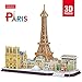 Cubic Fun- Puzzle 3D de la Ciudad de París en Línea (771MC254)