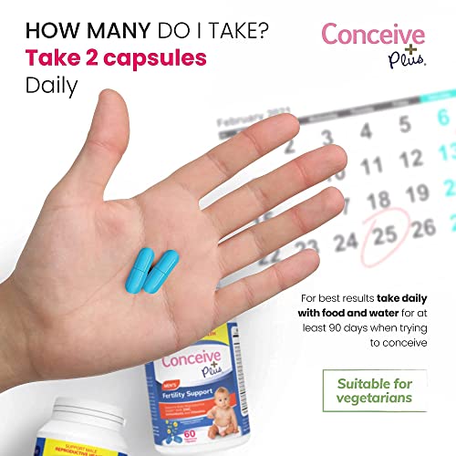 Conceive Plus His + Hers Fertility Support 3 Month Supply Prenatal Supplements - Vitamins Bundle For Couples Trying To Conceive #TOP5