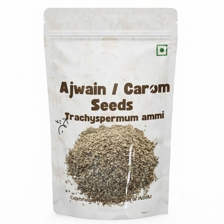 Ajwain, Carom Seeds for Eating, Digestive Drink Whole Spice 100gm