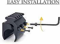 Vista 5 de 360 Tactical Universal 21mm Weaver Base Adaptador Convertidor de Cañón Alcance de Alcance de Carga Pesada