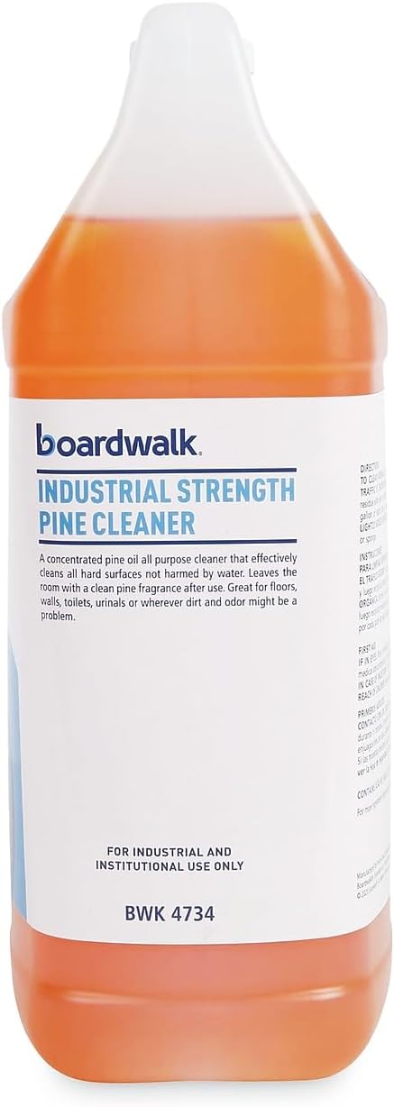 Boardwalk 597500-41ESSN 1 Gallon Industrial Strength Cleaner - Pine Scent (4/Carton)
