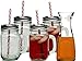 bulk buys Kole Imports Mason Jar & 1 Liter Carafe Beverage Set with Straws