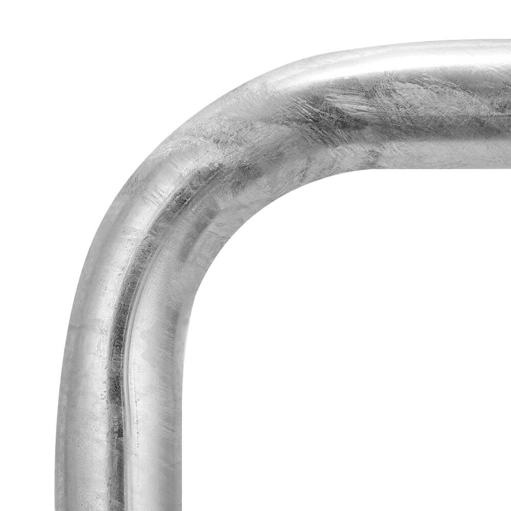 ROBUSTO Wegesperre, feuerverzinkt, aufdübeln, Stahl, Ø 4,2 cm, 90 x 80 cm, Art.-Nr. 70761 | Anlehnbügel | Fahrradanlehnbügel | Fahrradbügel