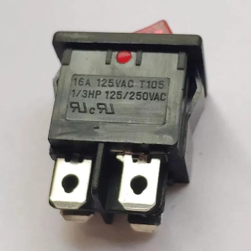 1pc Ship Type Power Switch RL3-4 4PIN Red Light 10A/16A High Current 15X21mm