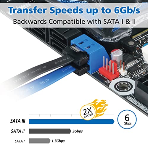 Akasa PROSLIM Cable SATA 3.0 50 cm miniatura 2