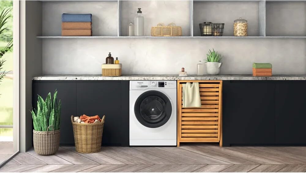 Lavatrice NF97WK IT Libera Installazione, Funzione Vapore, Carica Frontale 1400 Giri, Cestello In Acciaio Inox da 9 Kg, 76dB, 16 Programmi, Inverter, Classe Energetica A