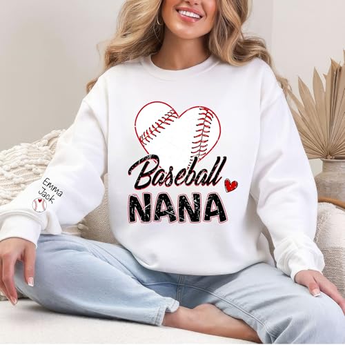 Baseball Family Shirt for Grandma and Family Members Sports Theme Apparel with Heart Baseball Design for Everyday Wear miniatura 6