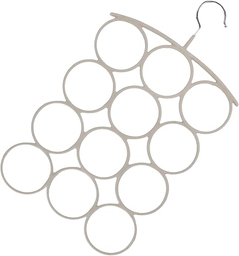 Cabilock 1 perchero para colgar bufandas para cinturón, bufandas, corbatas, estante de almacenamiento para pantalones, soporte para chales,