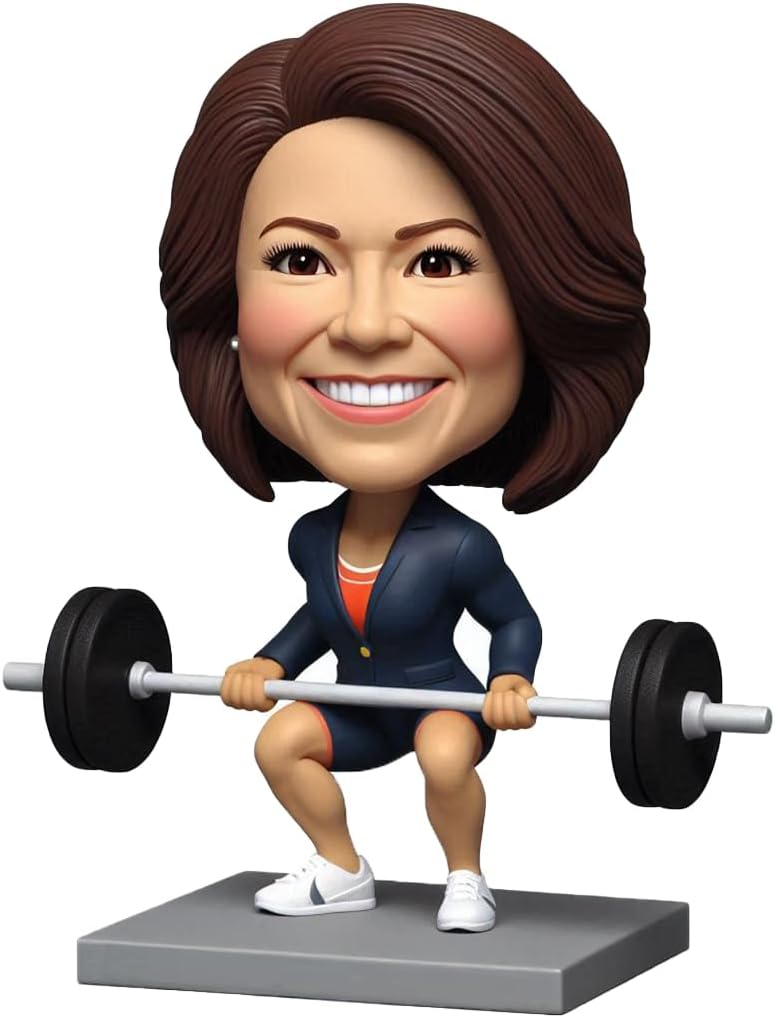 Weightlifting Form Custom Correct Front Rack Position Figurine - Gym Education Tool