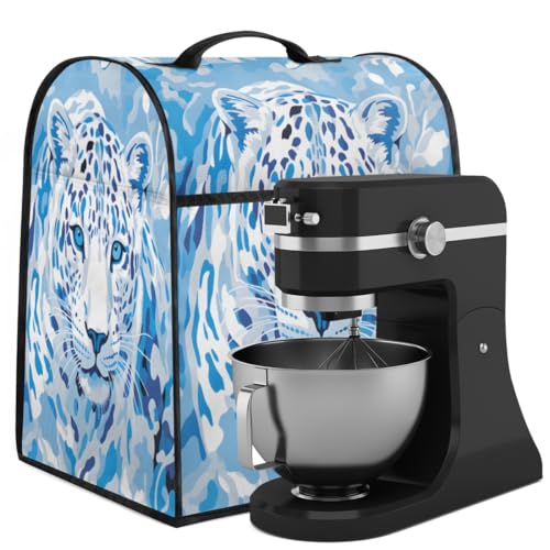 Coffee Maker Cover Abstract Leopard Theme Kitchen Appliance Covers Small Appliance Covers Blender Cover Juicer Cover Dust Covers for Kitchen Appliances with Top Handle and Pockets,Washable,C224