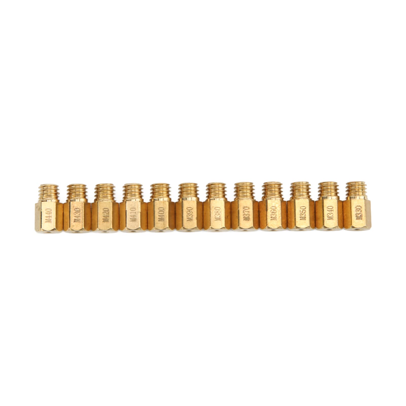 12 PZ Getti Carburatore Carburatore Getti Principali Metallo Kit Getto Principale Getti Principali del Carburatore Set di Accessori Set di Ugelli Carburatore Ugello del Getto Principale Carburatore