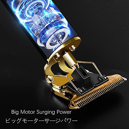 TAHUAON バリカン 散髪用 ヘアカッター ヒゲトリマー 充電・交流式 安全ロック付き 超低騒音 usb充電式 家庭用 電動ばりかん コードレス ヘアクリッパー ンズ 子供 業務用 プロ仕様 カラー1 の商品画像 7