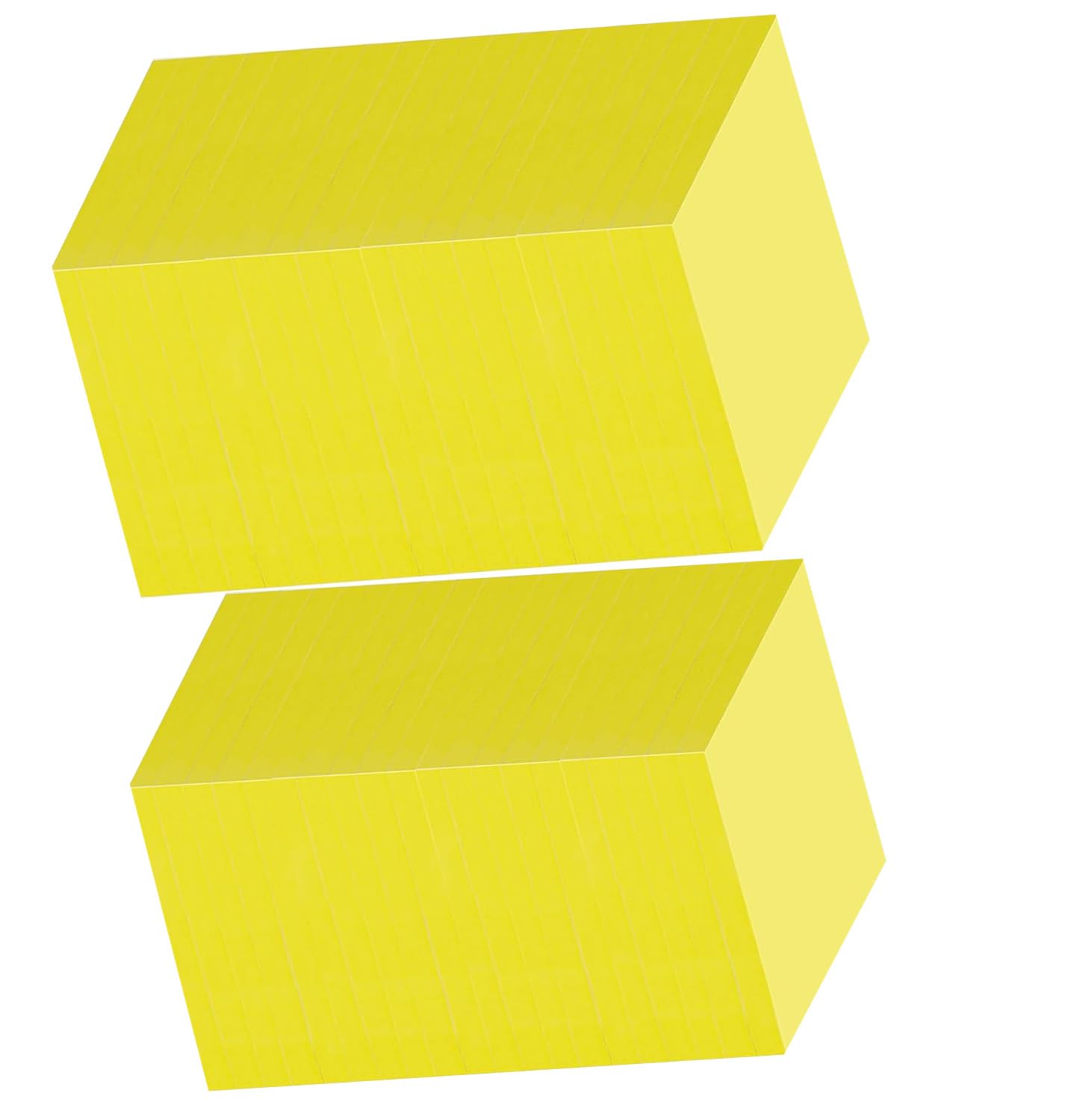 60 Stück Haftnotizen Pastell Gelb - 76 x 76mm Sticky Notes,Selbstklebende Haftnotizzettel Klebezettel bunt zettel farbig Notizblöcke für Haus,Büro Zuhause Schule Sitzung 75 Blätter/Pad 4500 Blatt