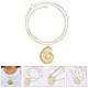 COSMEVIVI 1satz Goldene Conch Halskette Kreative Muschelkette Als Strand-accessoire Für Urlaub Und Partys Eleganter Schmuck Für Damen Einzigartiges