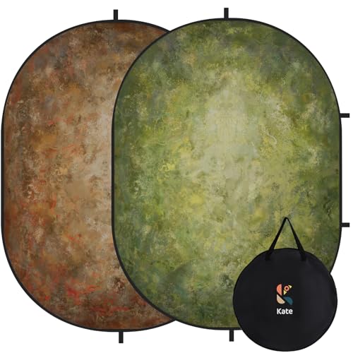Kate Collapsible Backdrop Green Brown Live Streaming Background 576