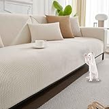 HLTQL Funda Sofá 3/4/2/1 Plazas Impermeable、Funda Sofa Ajustable Individual、Cubre Sofa Gatos ArañAzos、Fundas Sofa Chaise Longue、Forros para Sofas(h1,90x210cm)