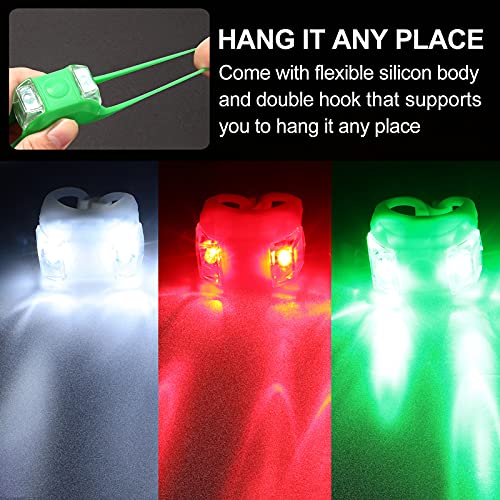 Hestya 36 Pieces Led Boating Lights Navigation Lights For Boat Bow Or Stern Safety Boat Lights Portable Waterproof Battery Operated With 3 Modes For Kayak Yacht (Red, Green, White) #TOP4