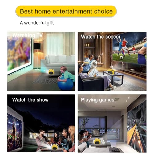 Mini proyector para cine en casa y noches de películas en salón o dormitorio 3
