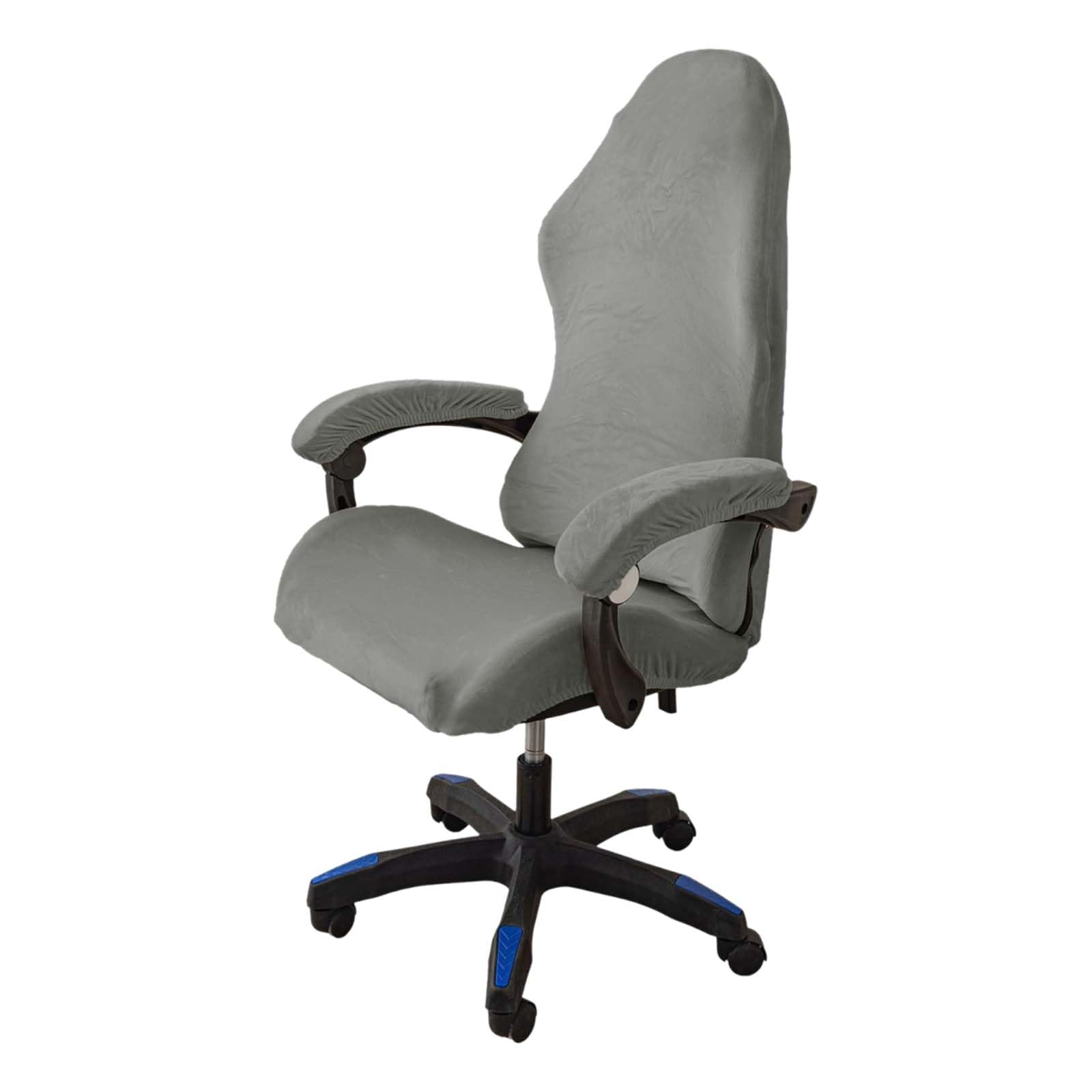 Juego de 4 Fundas para Silla de Videojuegos con reposabrazos/Respaldo de Silla, Funda para Silla de Oficina, Antideslizante, extraíble, Lavable, Buena Elasticidad, para sillas de Juegos, sillas de