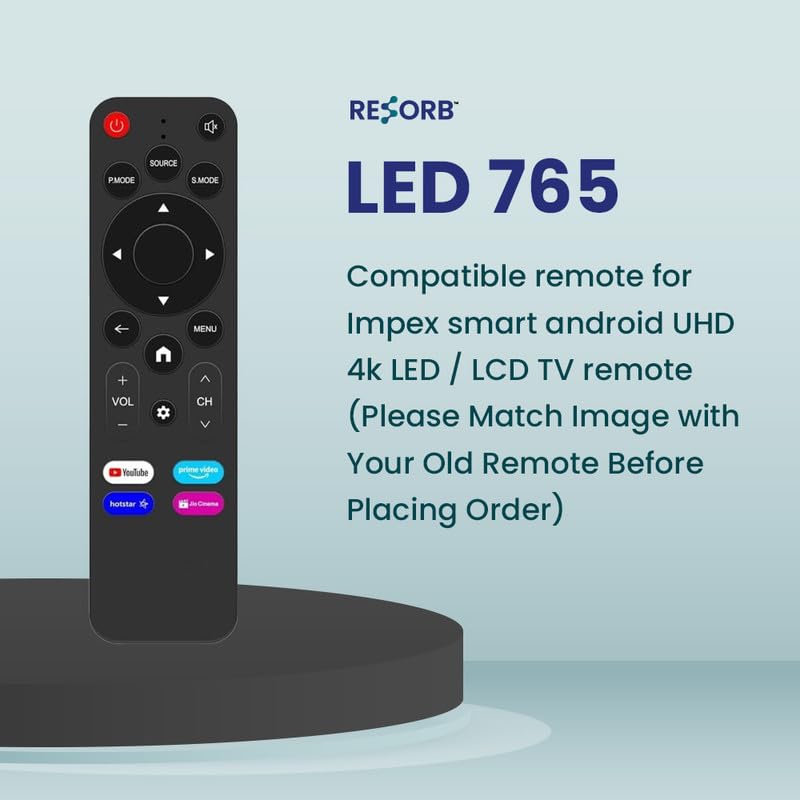 Review Resorb® Led 765 Compatible For Vw Smart Android Uhd Led Lcd