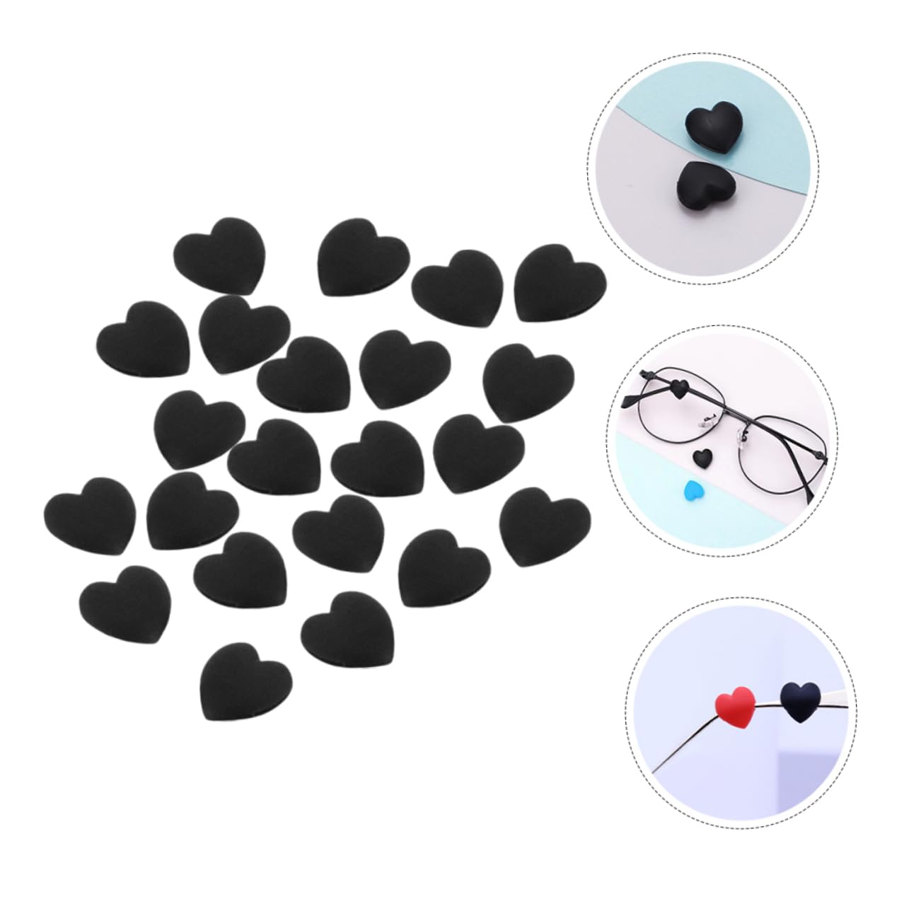 Ipetboom 15Pairs Slip Ear Grips for Glasses Comfortable Eyeglass Retainers for Sports and Daily Wear Fit for Adults