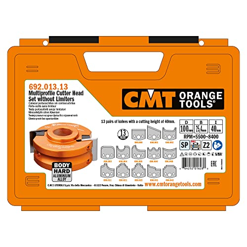 CMT 692.013.13 Molding & Profile Set, 4-Inch Diameter, 3-Inch Bore