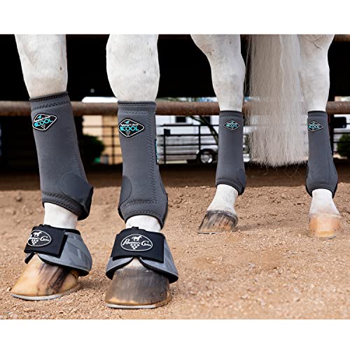 Image of Professional's Choice 2XCOOL Sports Medicine Horse Boots | Protective & Breathable Design for Ultimate Comfort & Durability in Active Horses | Value 4 Pack