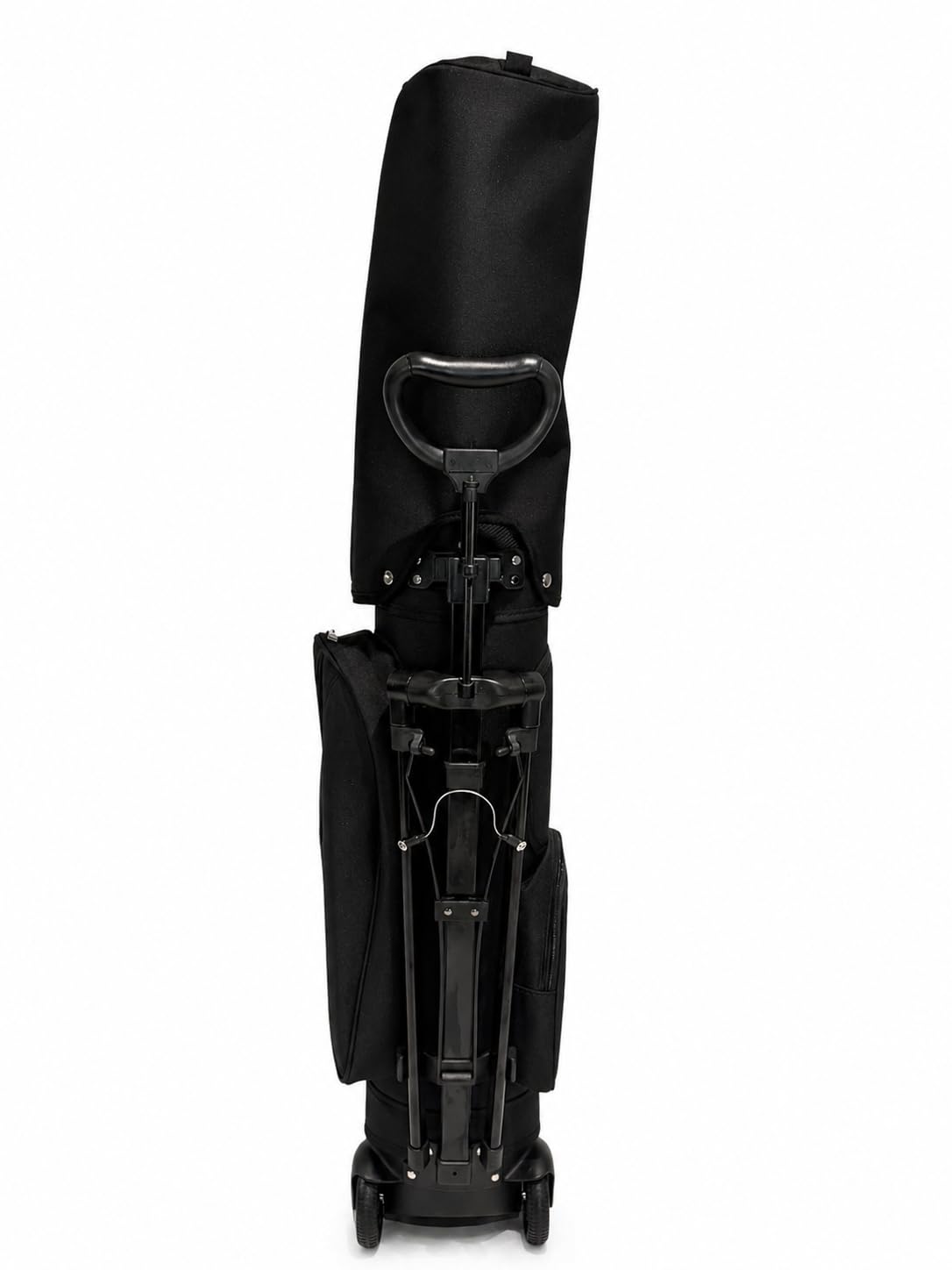 Golf Hybrid Tasche mit integriertem Trolley (Schwarz)